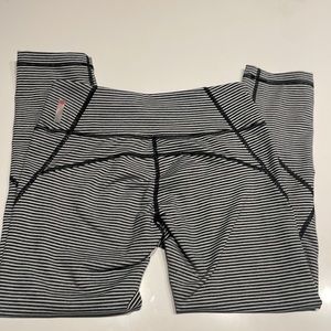 W XS striped Zella leggings